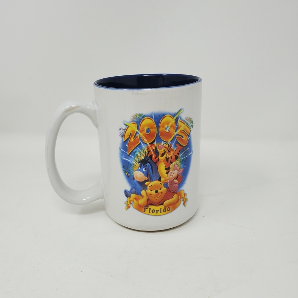 Disney Orlando Florida Coffee Mug Cup 2005 Winnie the Pooh and Friends‎